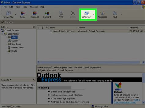 outlook express windows 7 64 bit indir